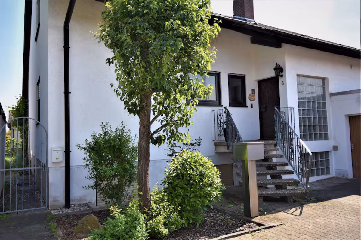 Außenansicht der Ferienwohnung in Erpolzheim
